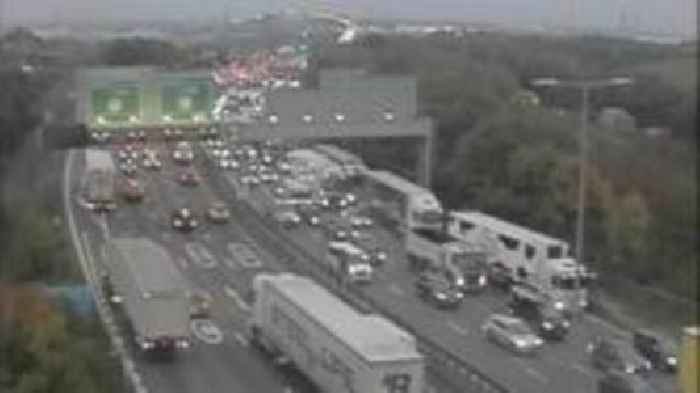 Motorcyclist dies in M25 crash near Dartford Crossing