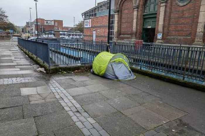 Shop owner finds human POO as rough sleeper sets up camp outside store