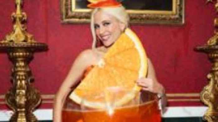 Pixie Lott dressed as a cocktail and other celebrity Halloween costumes