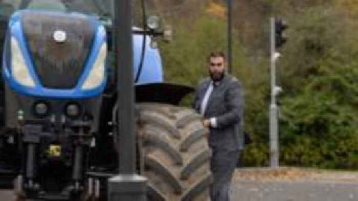 Poots fined and disqualified for phoning dad while driving tractor