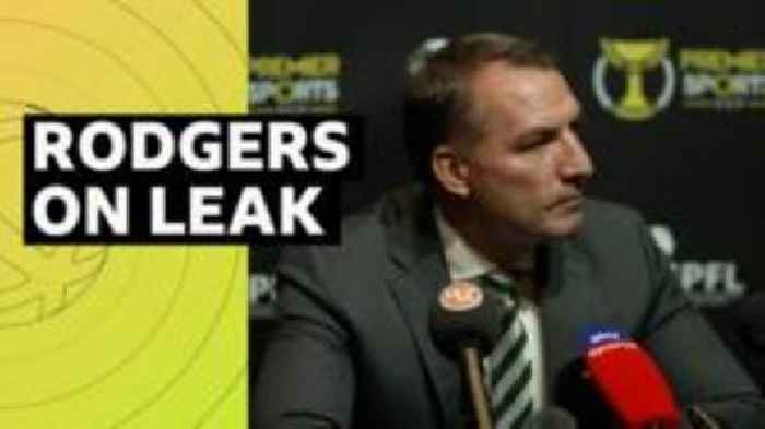 'You're not a Celtic supporter' - Rodgers on team selection leaks