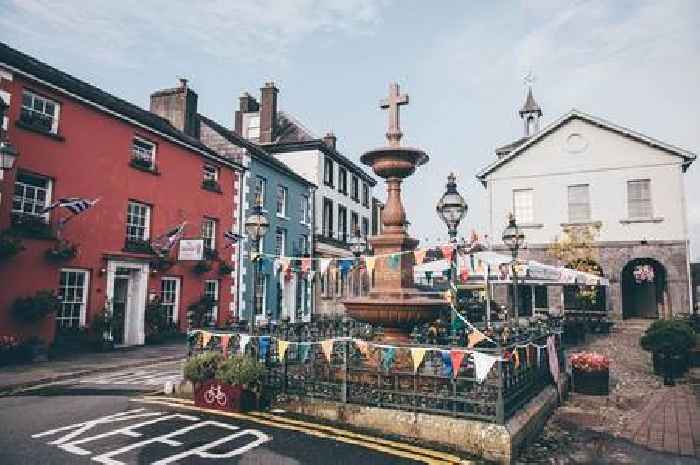 I stopped at cute Welsh market town you can easily drive past and want to go back