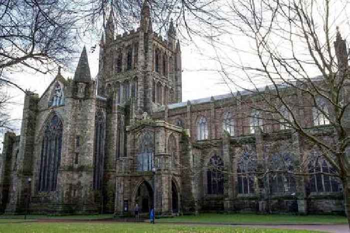 Man arrested on suspicion of raping woman in Hereford Cathedral grounds