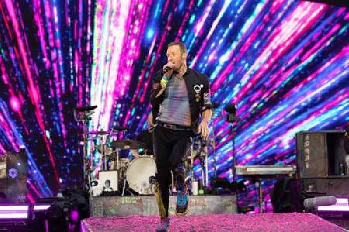 Coldplay's Chris Martin falls through trapdoor on stage during gig