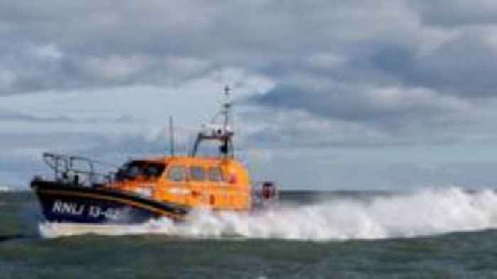 Overturned boat sparks rescue operation off Larne coast