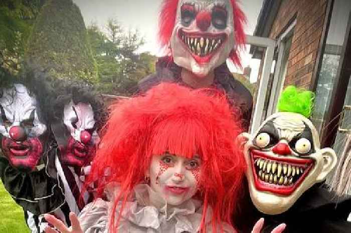 Disabled woman with extreme phobia of clowns tries 'exposure therapy' - by being chased by clowns