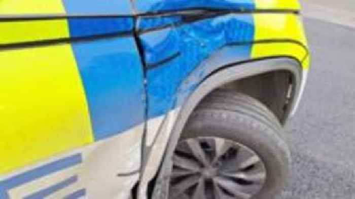 Two officers injured after police vehicle 'deliberately' rammed