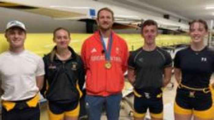 Champion rower James Rudkin returns to former club