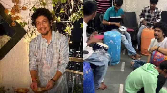 Papon holds jam session with Dharavi kids, watch wholesome video