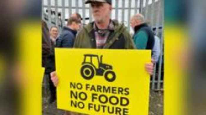 Farmers protest against Budget's inheritance tax changes