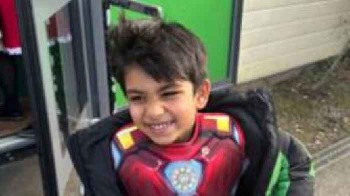 Tributes to 'Spider-Man' boy, 5, after radiator fall