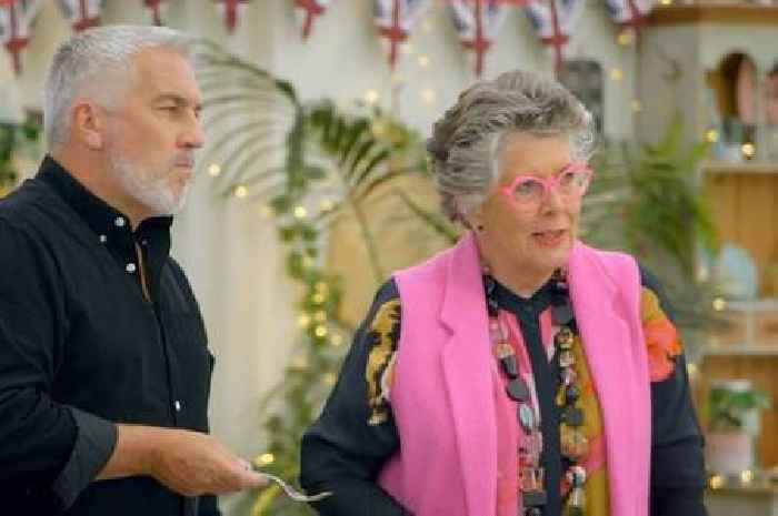 Great British Bake Off's Paul Hollywood says 'she's embarrassing' as Prue Leith update issued