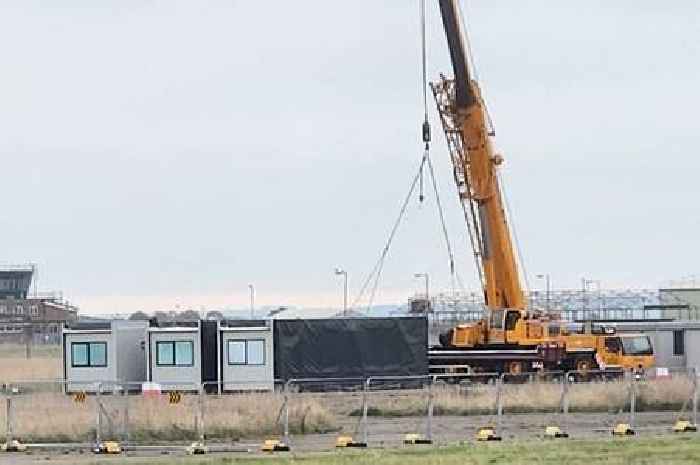 Portacabins removed from RAF Scampton after asylum seeker plans scrapped