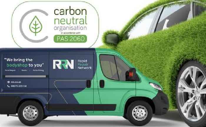  ECA Business Energy confirm that Rapid Repair Network USE ONLY 40% of the carbon footprint of traditional bodyshops.