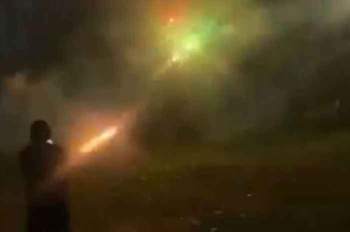 Mindless West Lothian youths attack fire crews and aim fireworks at cars and homes on Bonfire Night