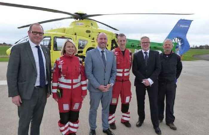 Minister visits Scotland's Charity Air Ambulance Perth HQ