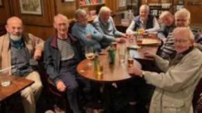 'We've met up for a pint every month for 64 years'