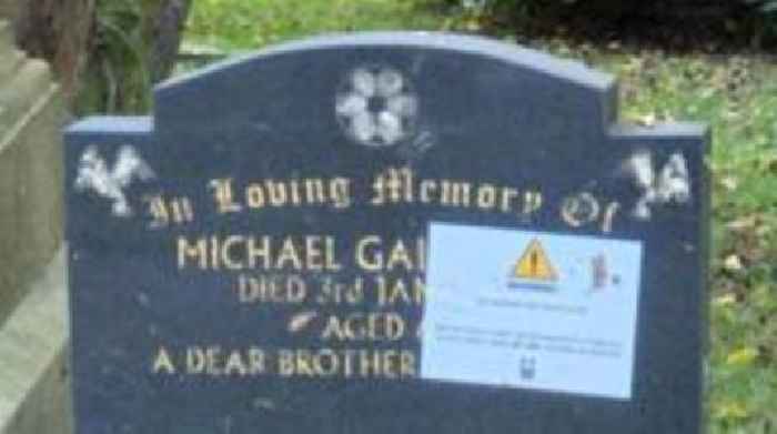 Council defends decision to put stickers on graves