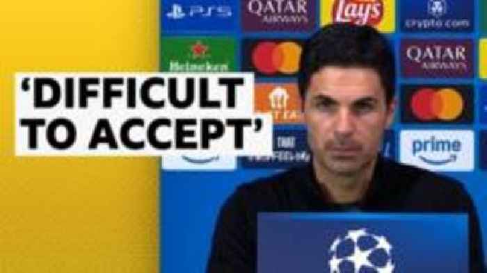 Penalty decisions 'difficult to accept' - Arteta