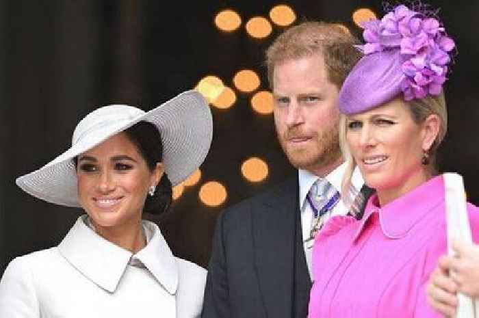 Zara Tindall's 10 word jibe at Prince Harry about Meghan Markle wedding - and his one word reply