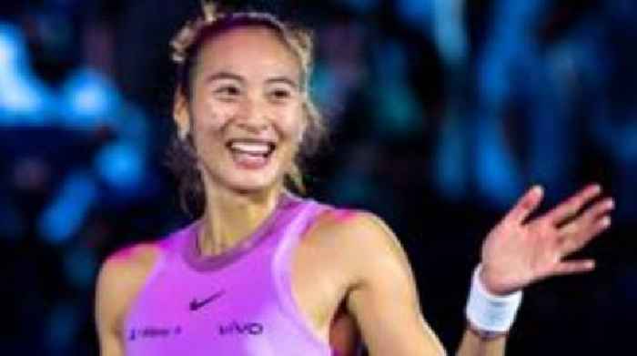 'Unbelievable' - Zheng reaches WTA Finals showpiece