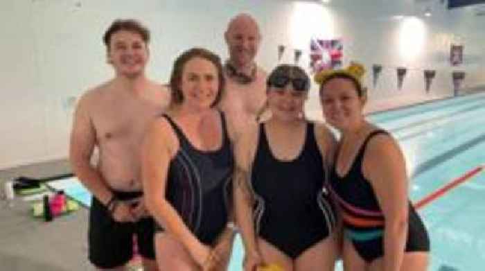 BBC local radio teams take part in swim challenge