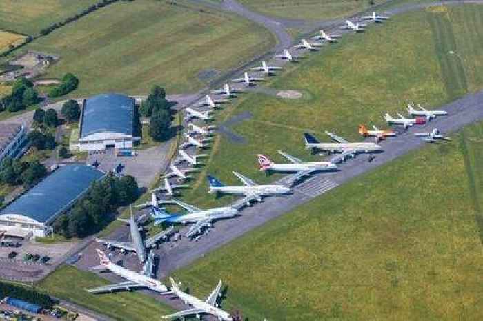 Inside eerie Cotswolds 'plane graveyard' where British Airways' Boeing 747s rest in peace