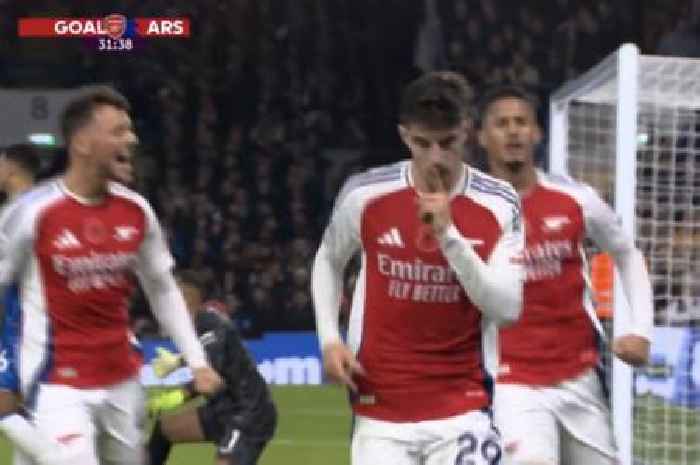 Kai Havertz shushes Chelsea fans but Arsenal star left with egg on his face vs old club