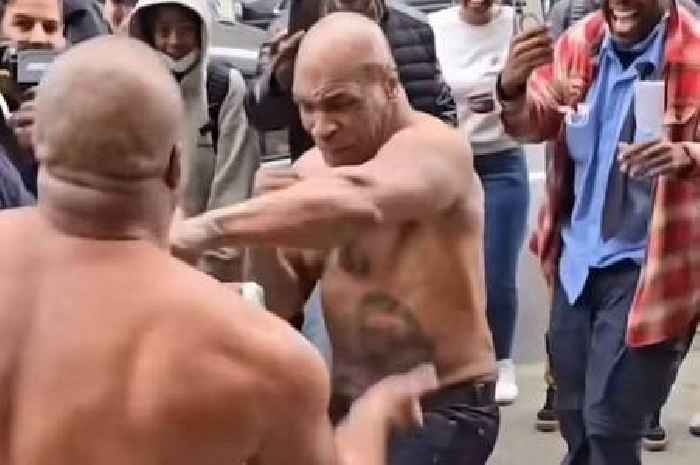 Mike Tyson and former heavyweight champion in 'street fight' before Jake Paul clash