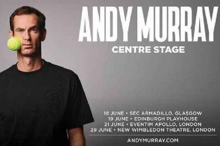 Andy Murray announces 'Centre Stage' theatre tour with Wimbledon twist