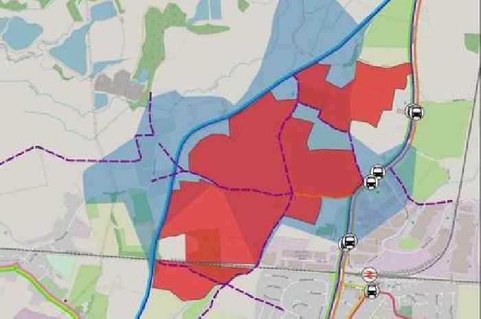 Kent market town could see 800 homes, sports pitches, shops, restaurants and traveller site built