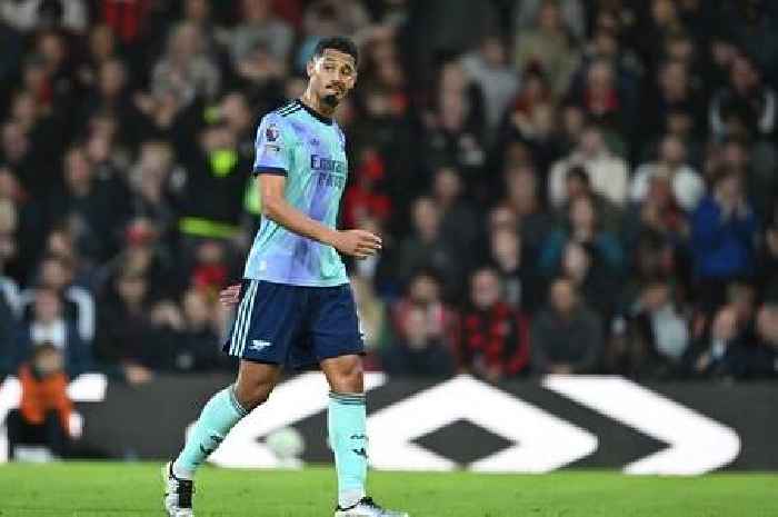 Arsenal receive final verdict from Howard Webb on William Saliba red card vs Bournemouth