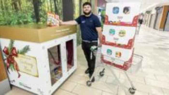 Man donates to food bank that helped his family