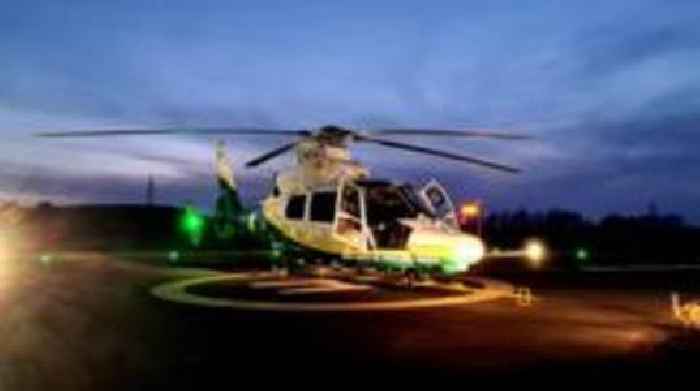 Laser attack dazzled air ambulance crew