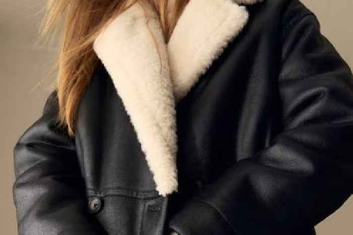 'Beautiful' £89 M&S aviator jacket that's 'really thick' and 'so cosy'