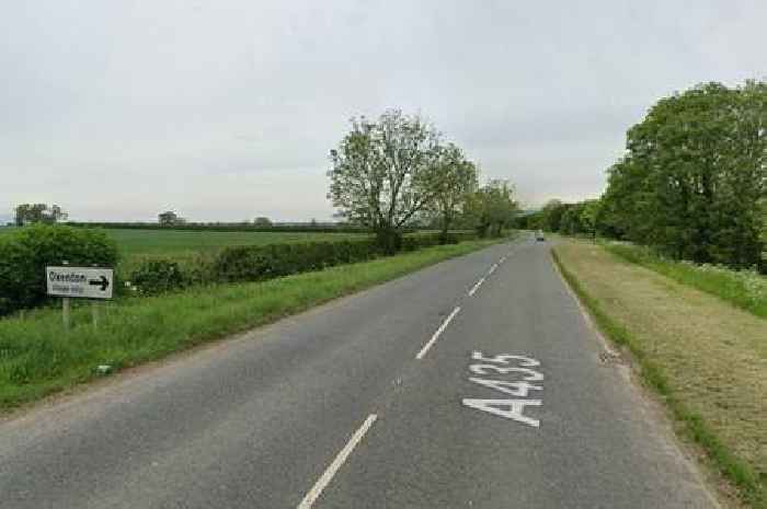 A435 was blocked both ways by crash near Tewkesbury