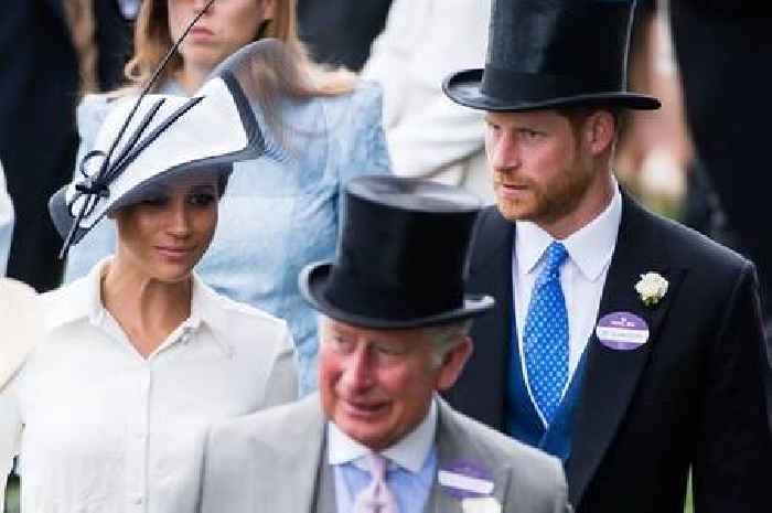 Prince Harry 'flinched' after spotting Meghan Markle and King Charles' awkward moment