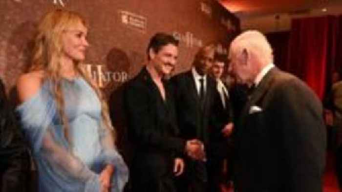 King joins stars at Gladiator II premiere in London