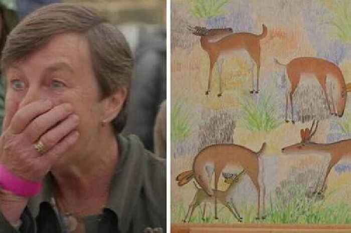 BBC Antiques Roadshow guest lost for words when value of £18 'charity shop' painting is revealed