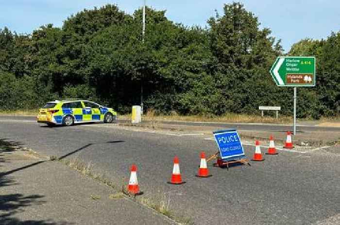 A414 live traffic updates as crash completely blocks road near High Ongar