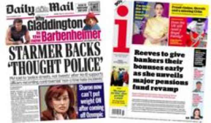 The Papers: City to get 'bonuses early' and PM 'backs thought police'