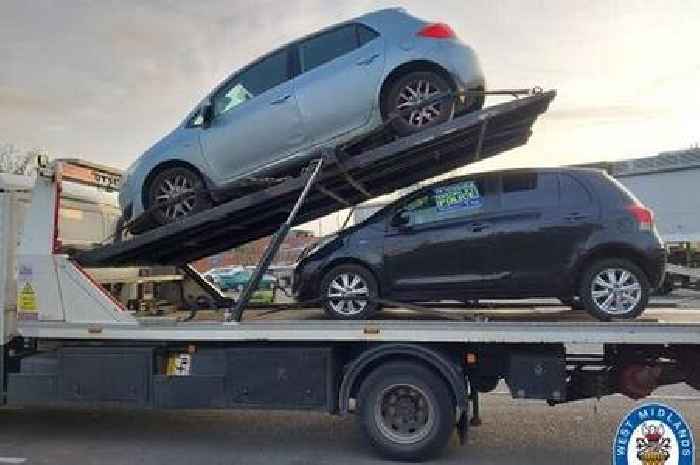 Cars seized and knife suspect held in Birmingham police road safety crackdown