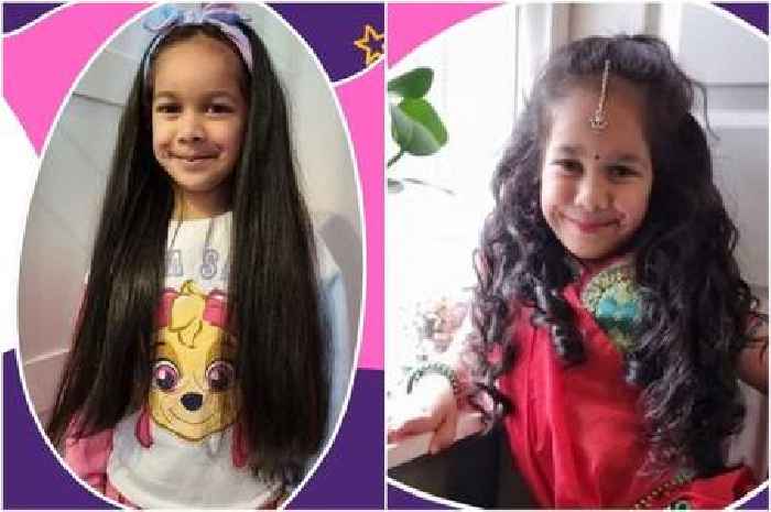 Meet the 'selfless' six-year-old who is cutting off her long hair for children with cancer