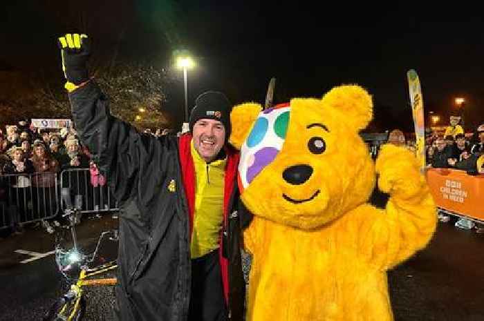 Paddy McGuinness ‘blown away’ by support for Children in Need cycle challenge as he reaches Glasgow