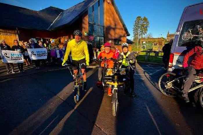 Paddy McGuinness likens cycling with Sir Chris Hoy to 'having a kickabout with Ronaldo'