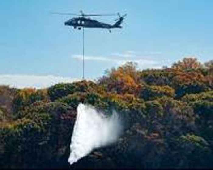 Sikorsky and Rain demonstrate autonomous helicopter's wildfire suppression capabilities