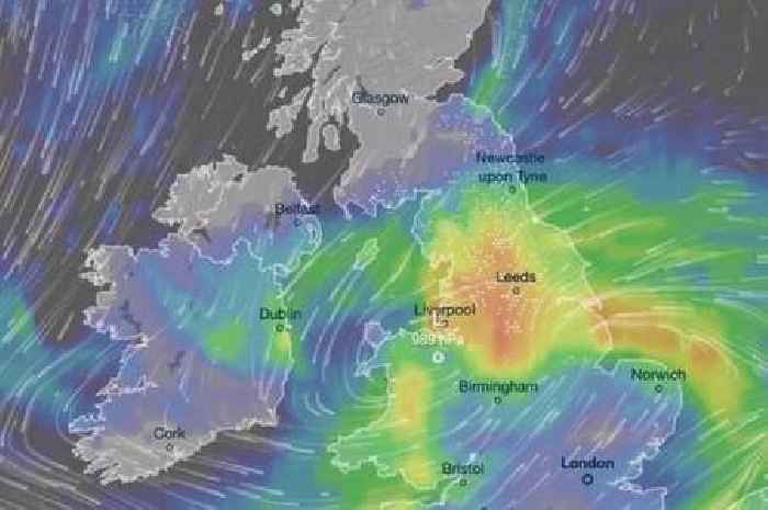 Exact hour UK -5C snow will start with 'four inches' dumped on England