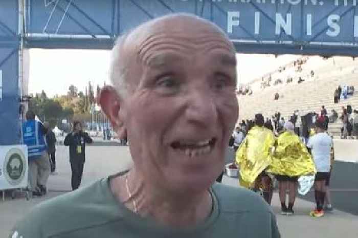 One drink elderly marathon runner, 88, has every single day as his 'medicine'