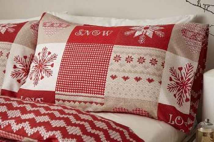 Dunelm's 'eye-catching' £12 Christmas bedding set that is 'a dream to iron'