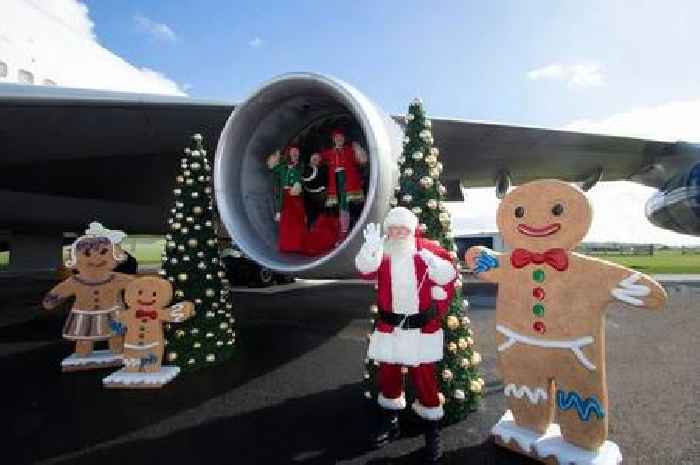 Experience Christmas magic on board a 747 at Cotswold Airport's grotto